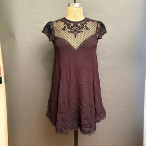 Elegant Lace Overlay Dress